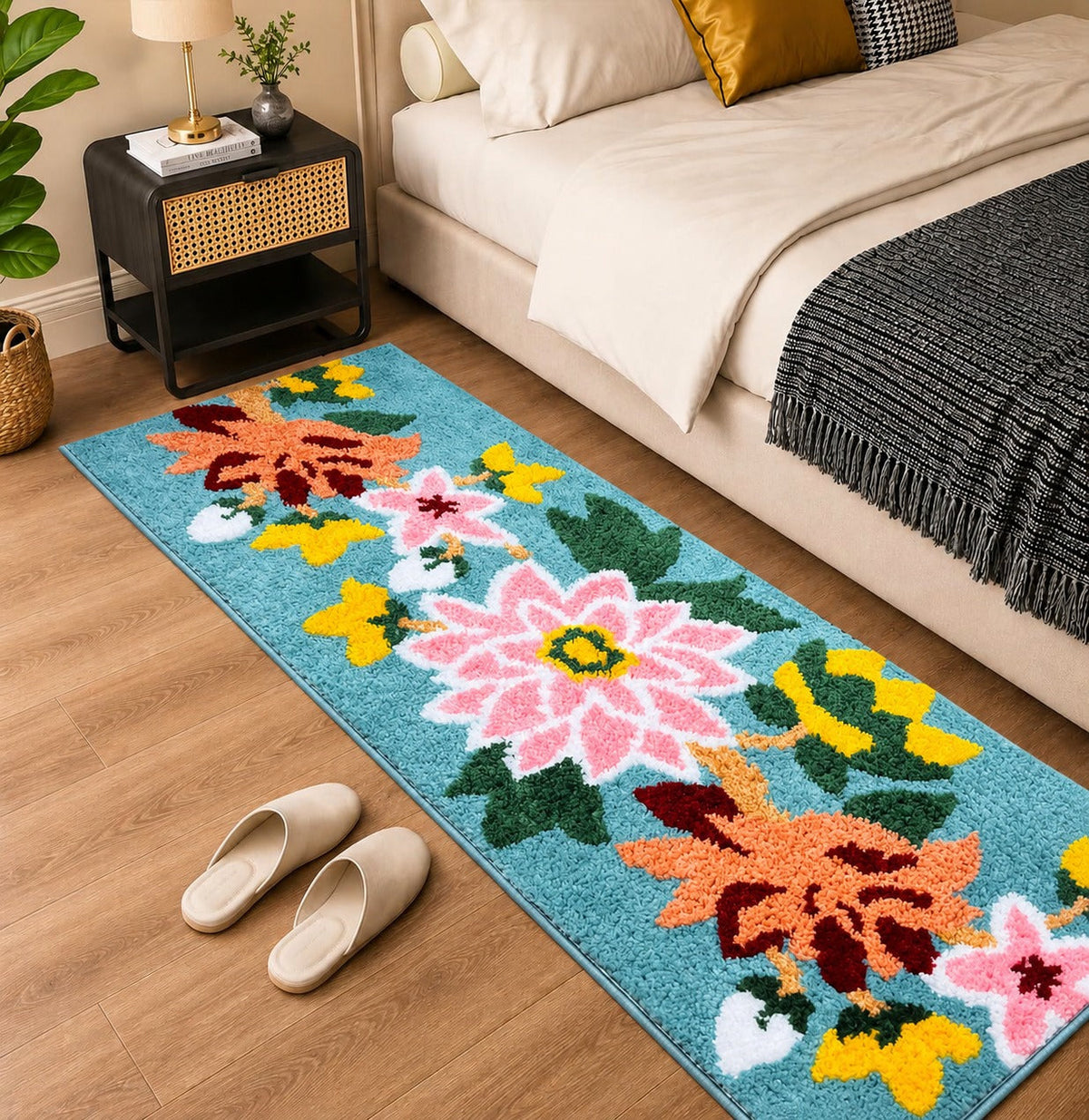 Nature Peacock Runner Mat