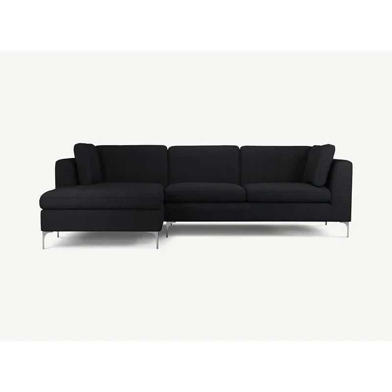 Elfin 4 Seater L Shape Fabric Sofa Set for Living Room