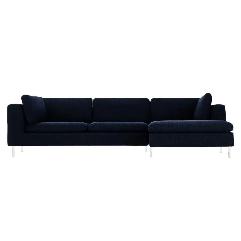 Elfin 4 Seater L Shape Fabric Sofa Set for Living Room