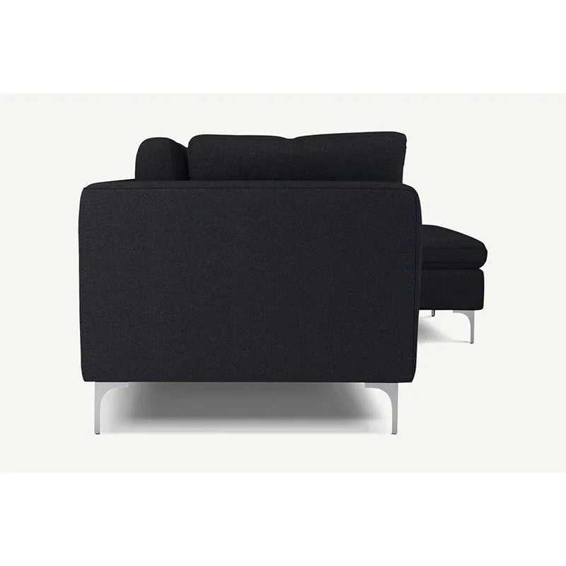 Elfin 4 Seater L Shape Fabric Sofa Set for Living Room