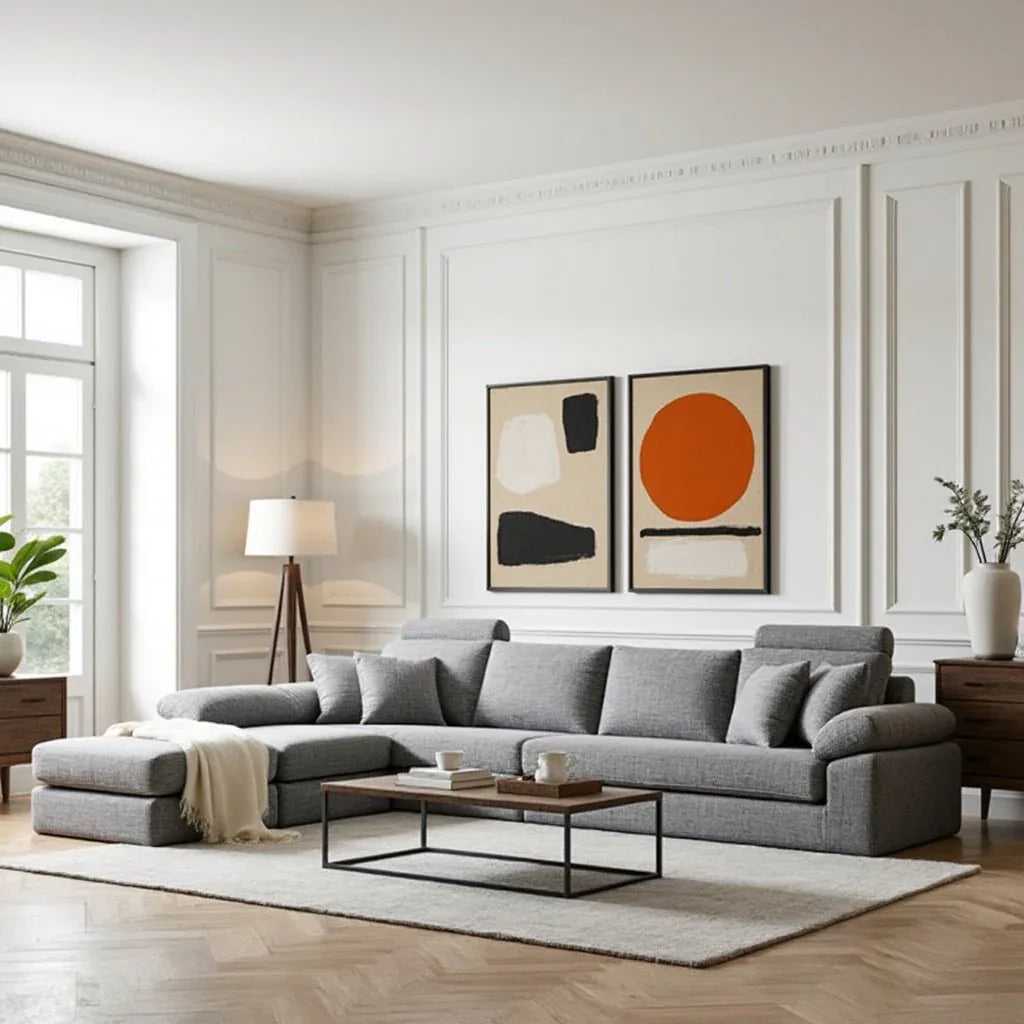 Ferguson 6 Seater Interchangeable L Shape Sofa