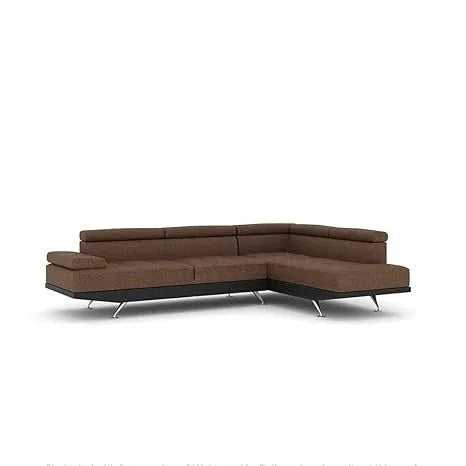Griffin 5 Seater Fabric L Shape Sofa For Living Room
