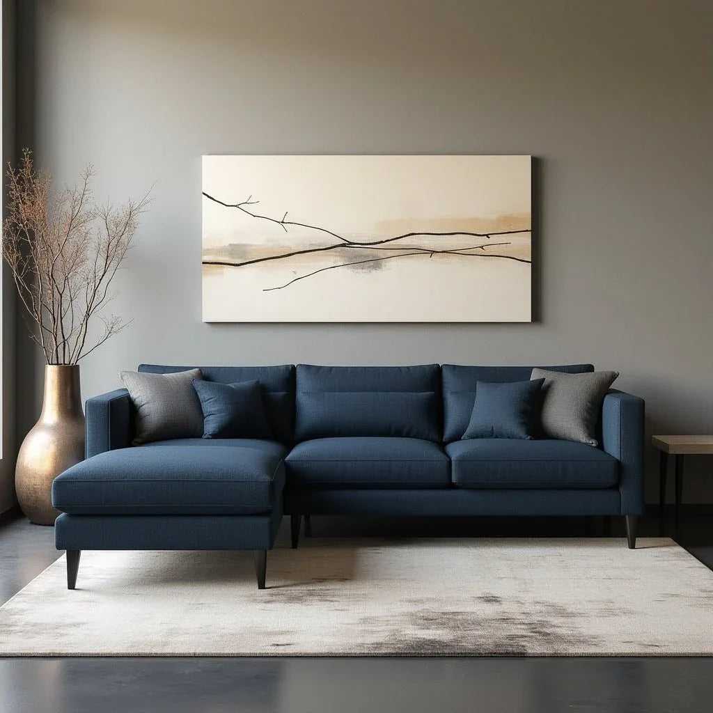 Hawk 4 Seater L Shape Sofa For Living Room