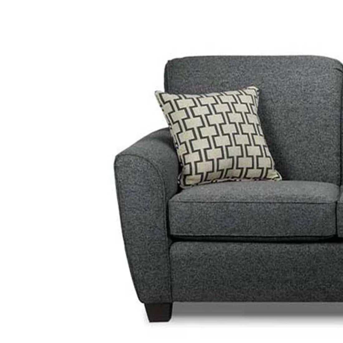 Holden 3 Seater L Shape Sofa With Ottoman For Living Room