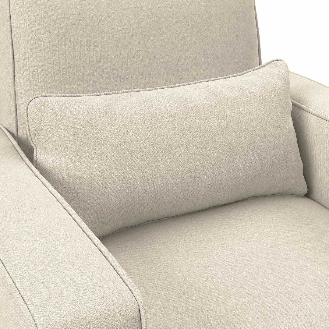 Moscow 5 Seater L Shape Fabric Sofa with Ottoman – Modern Sectional Sofa for Living Room, Bedroom & Office