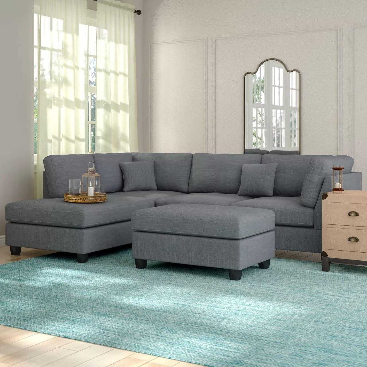 Napper 6 Seater LHS L Shape Sofa Set
