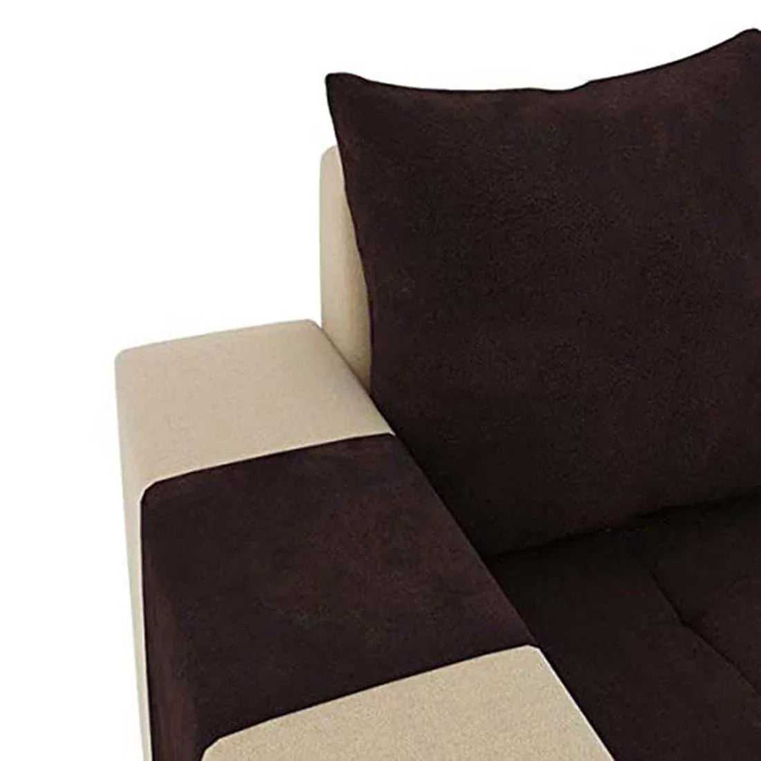 Steffan 6 Seater L Shape Corner Fabric Sofa for Living Room