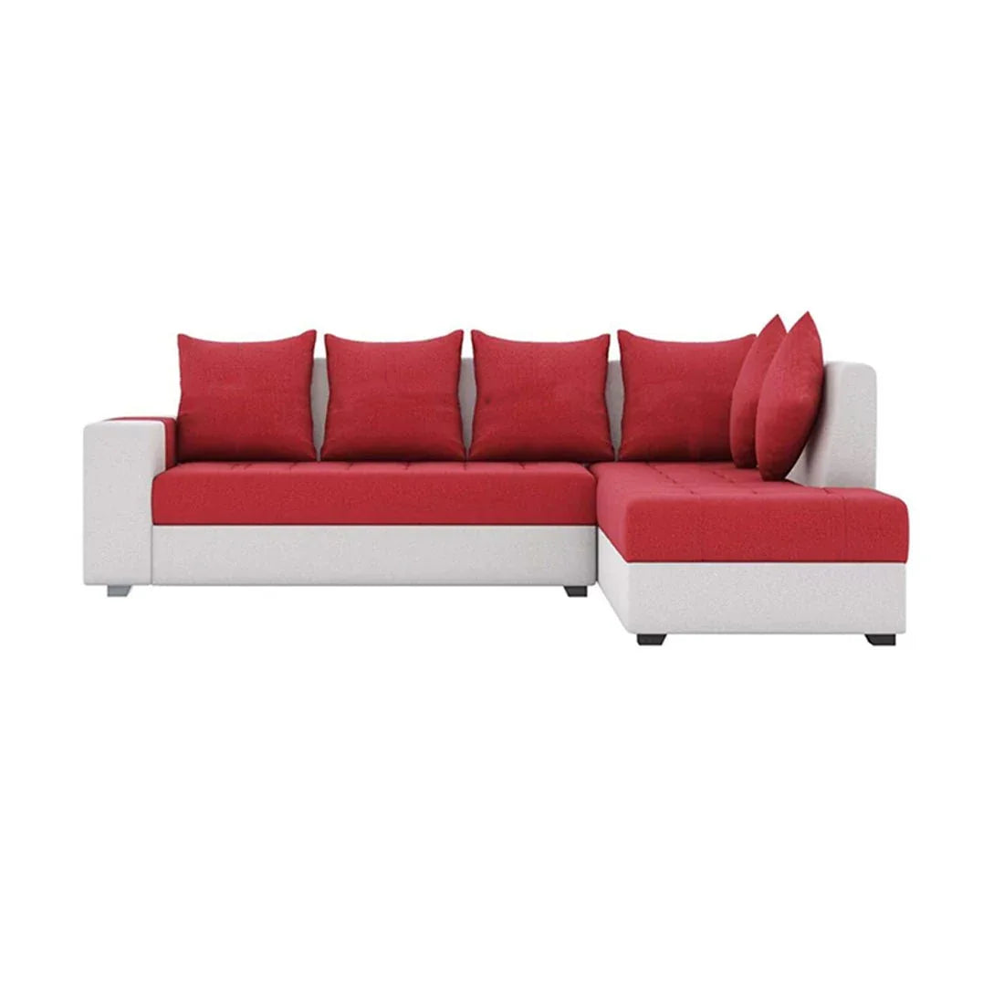Steffan 6 Seater L Shape Corner Fabric Sofa for Living Room