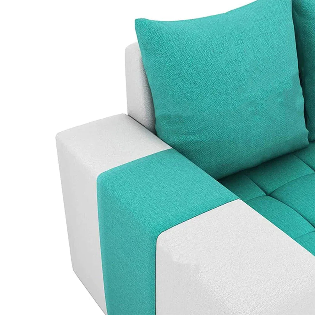 Steffan 6 Seater L Shape Corner Fabric Sofa for Living Room