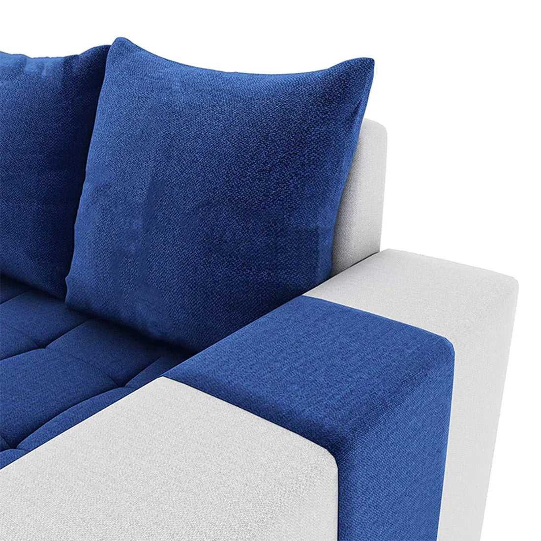 Steffan 6 Seater L Shape Corner Fabric Sofa for Living Room