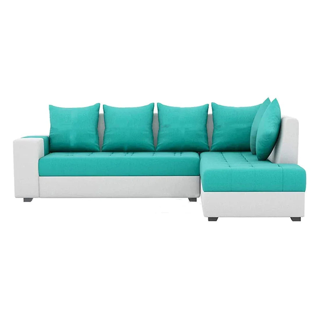 Steffan 6 Seater L Shape Corner Fabric Sofa for Living Room