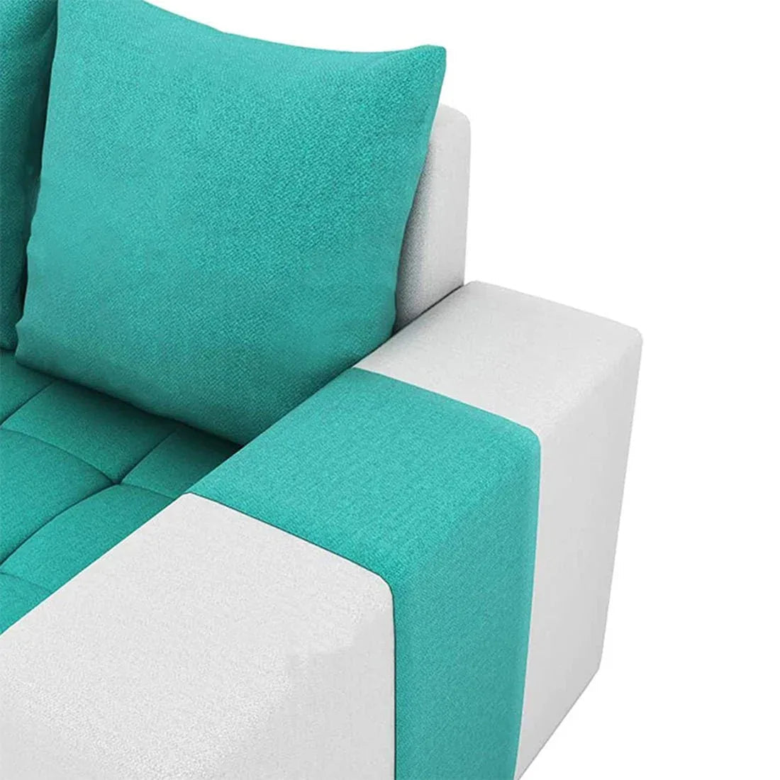 Steffan 6 Seater L Shape Corner Fabric Sofa for Living Room