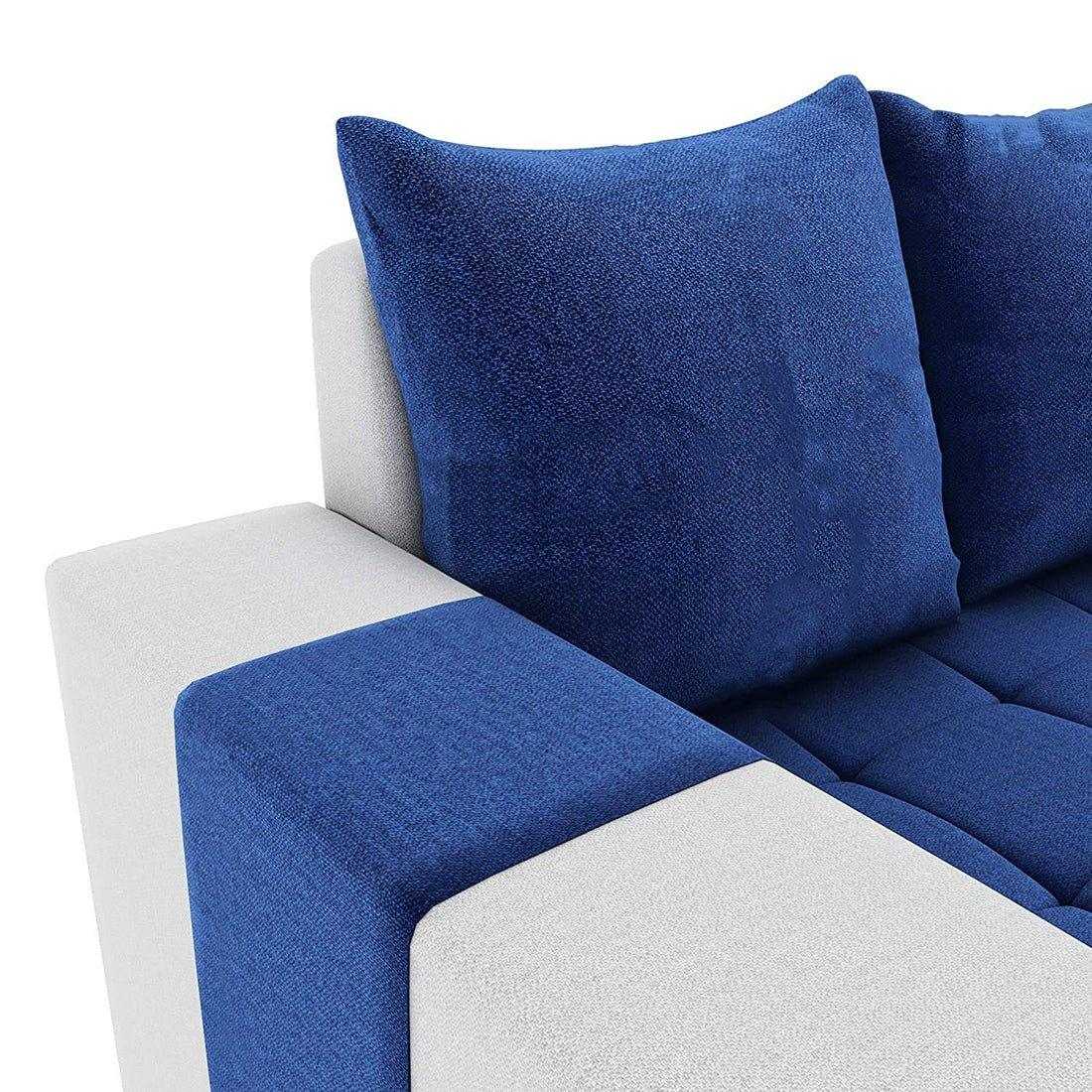 Steffan 6 Seater L Shape Corner Fabric Sofa for Living Room