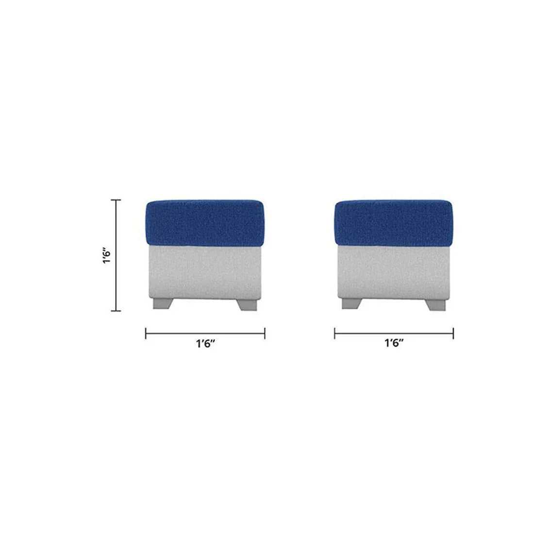 Steffan 8 Seater L Shape Fabric Sofa Set with Centre Table and 2 Puffy | Premium 8 Seater Sofa Set