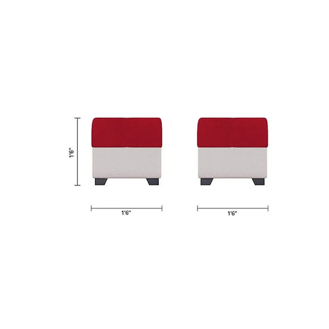 Steffan 8 Seater L Shape Fabric Sofa Set with Centre Table and 2 Puffy | Premium 8 Seater Sofa Set