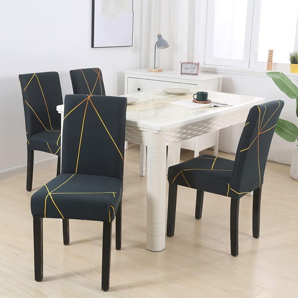 Golden Prism Elastic Chair Table Covers