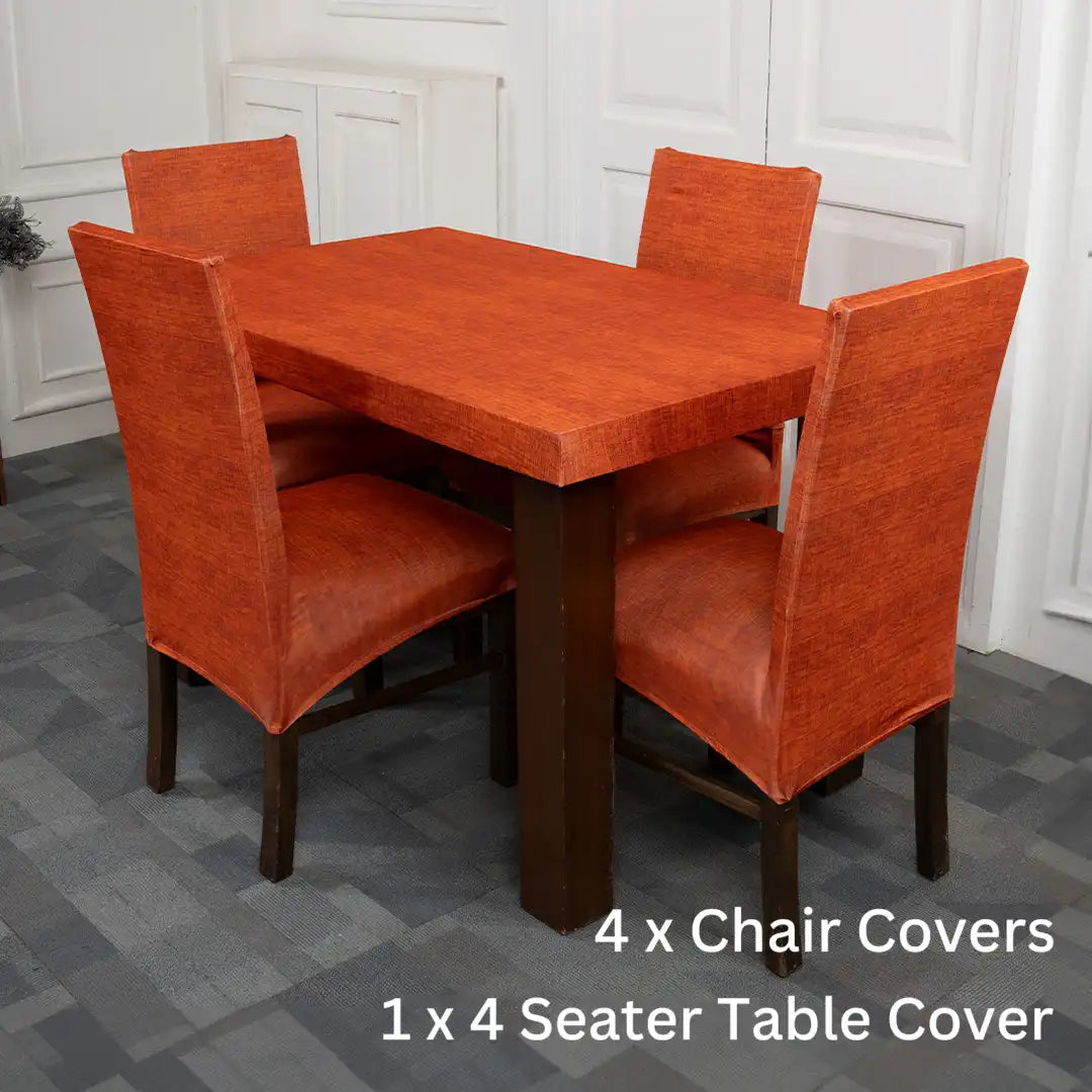 Geruwa Chair Table Covers - Dustproof, Stain-Free, Machine Washable & Water Resistant
