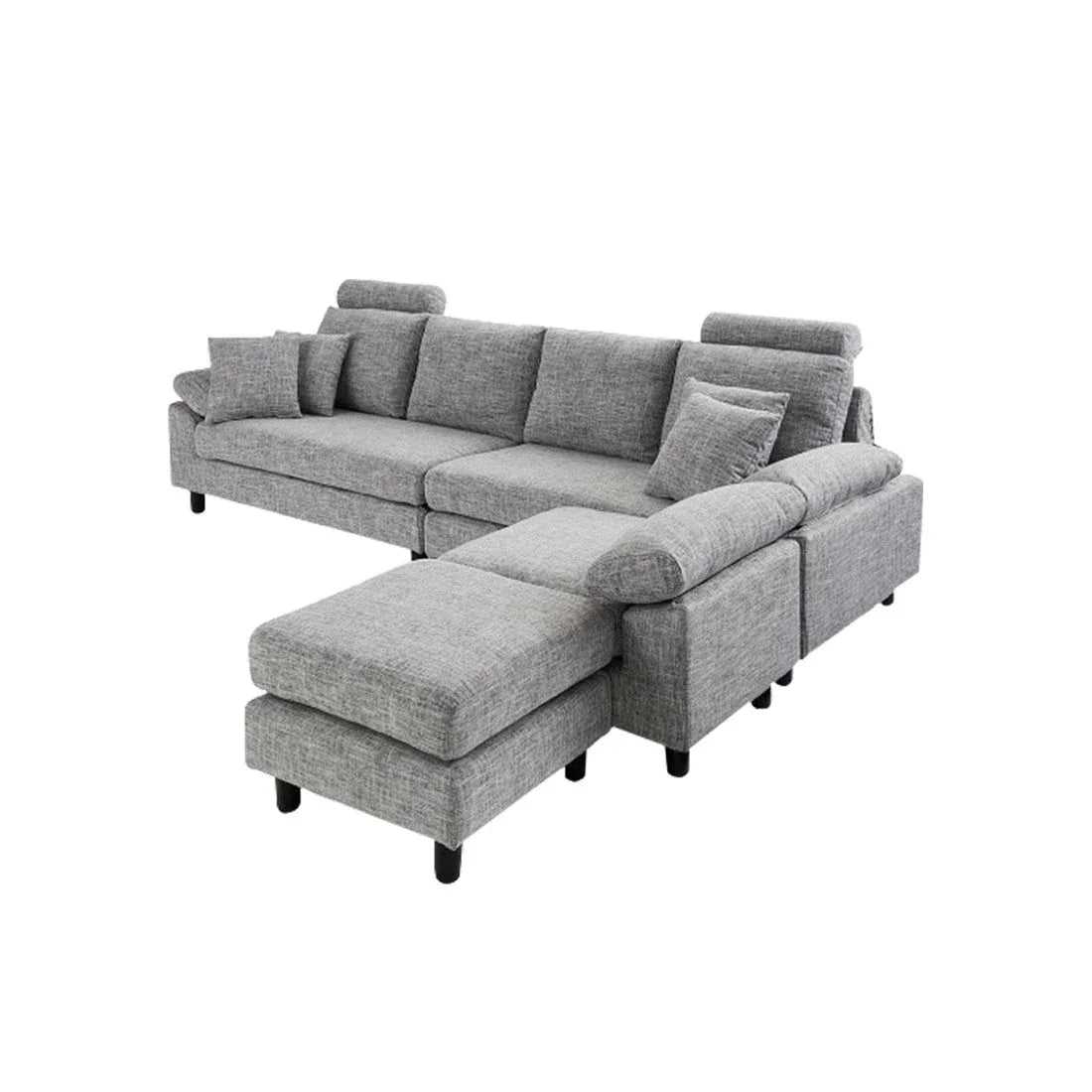Ferguson 6 Seater Interchangeable L Shape Sofa