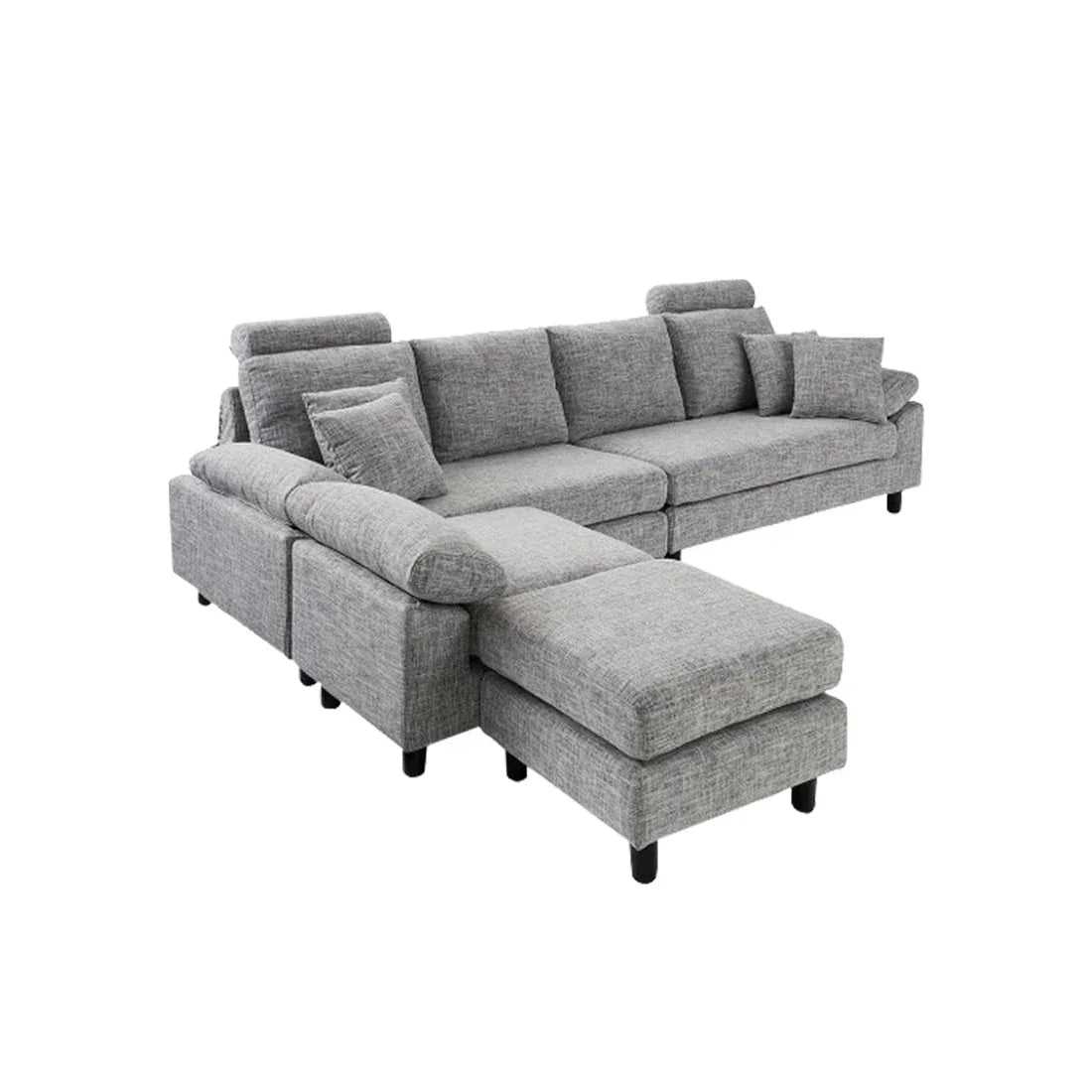 Ferguson 6 Seater Interchangeable L Shape Sofa
