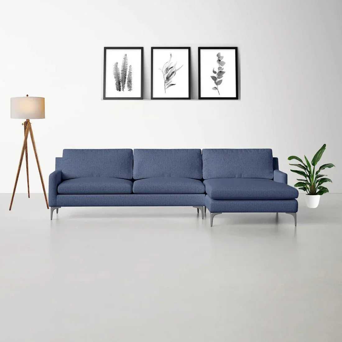 Franco 4 Seater Fabric L Shape Sofa