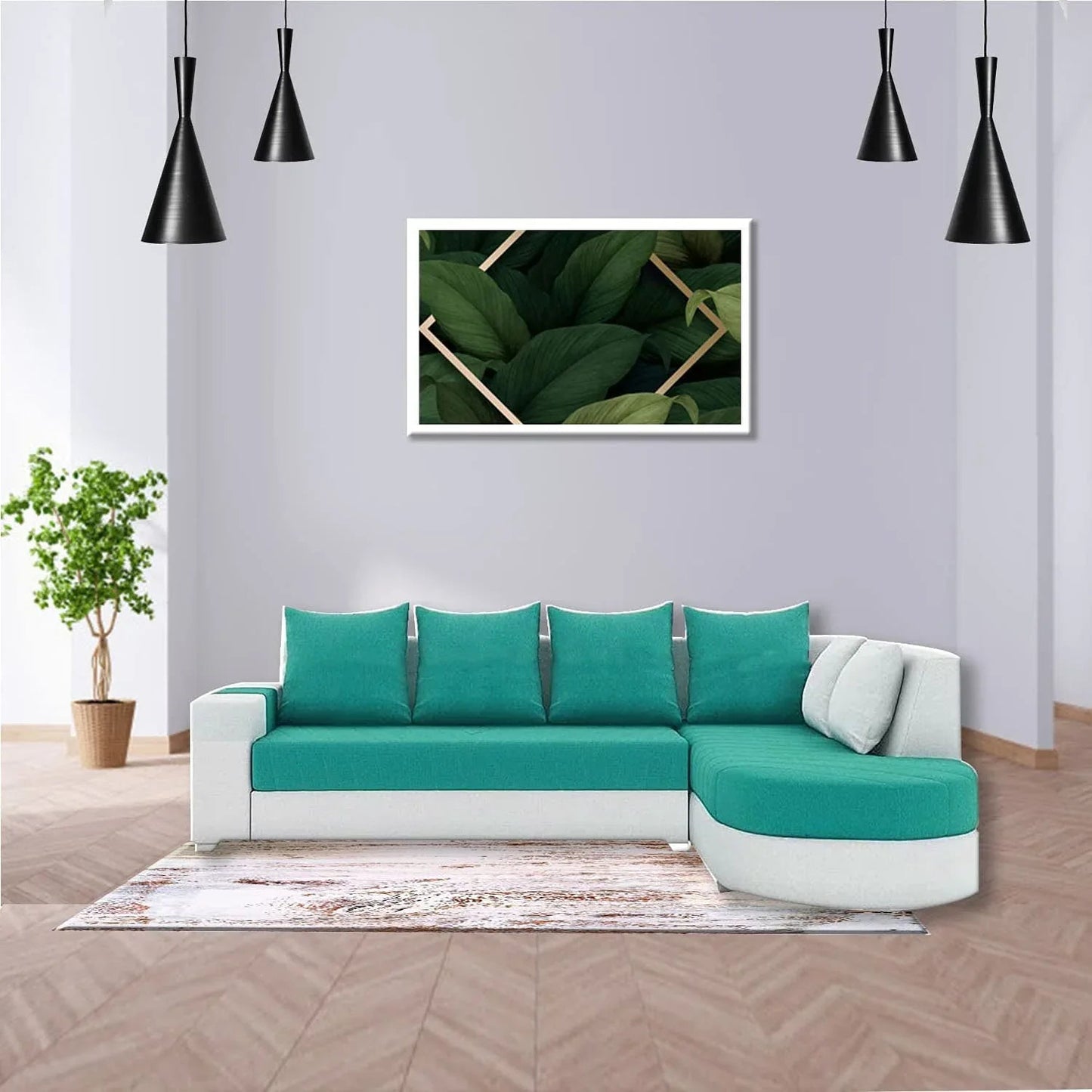Christie 6 Seater L Shape Corner Sofa for Living Room