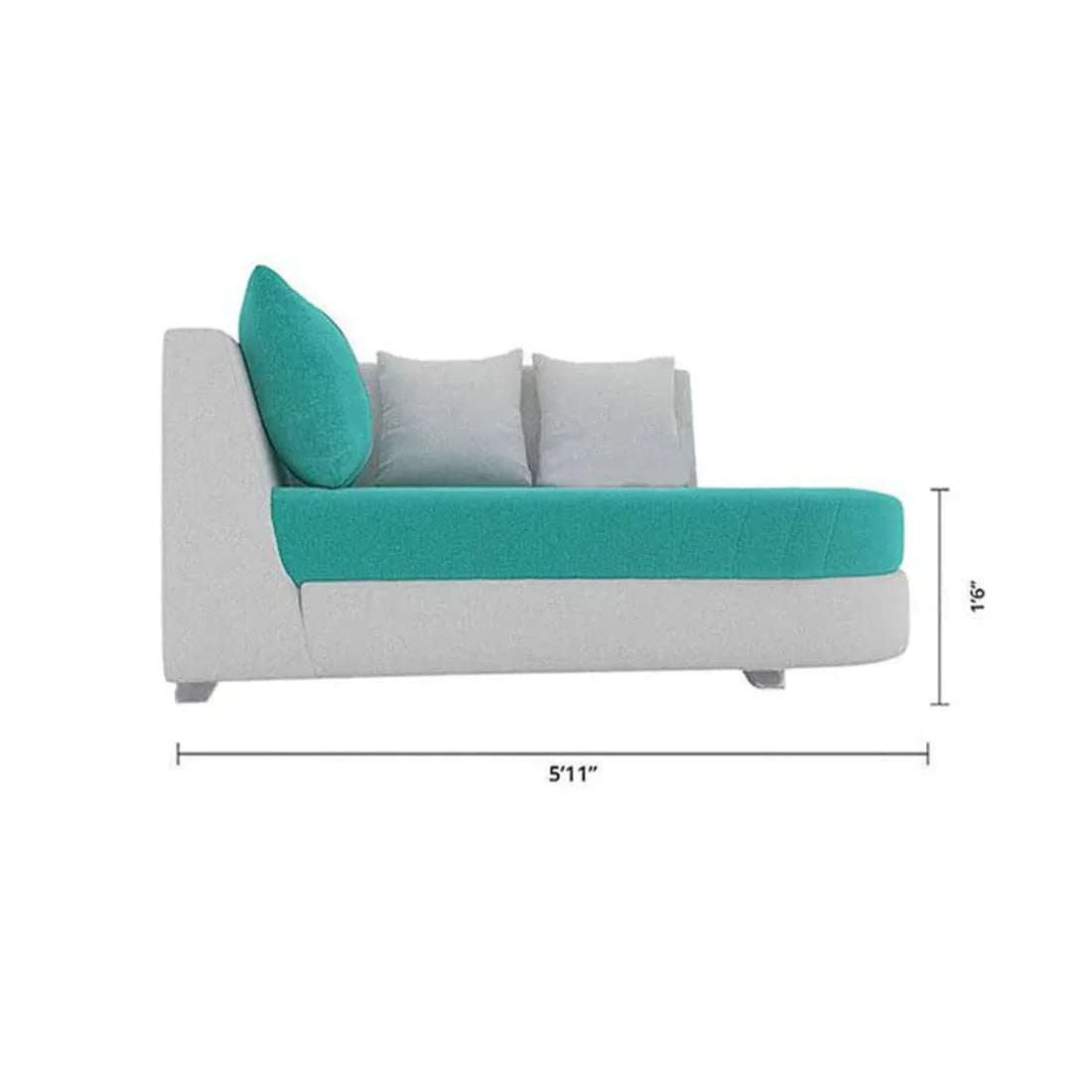 Christie 6 Seater L Shape Corner Sofa for Living Room