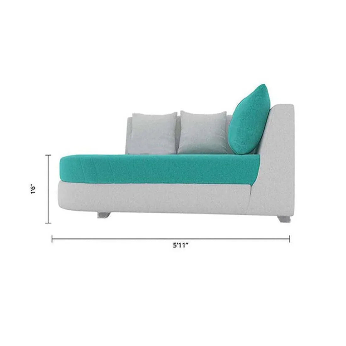 Christie 6 Seater L Shape Corner Sofa for Living Room
