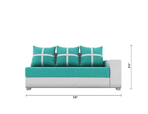 Dalton L Shape Fabric Sofa for Living Room