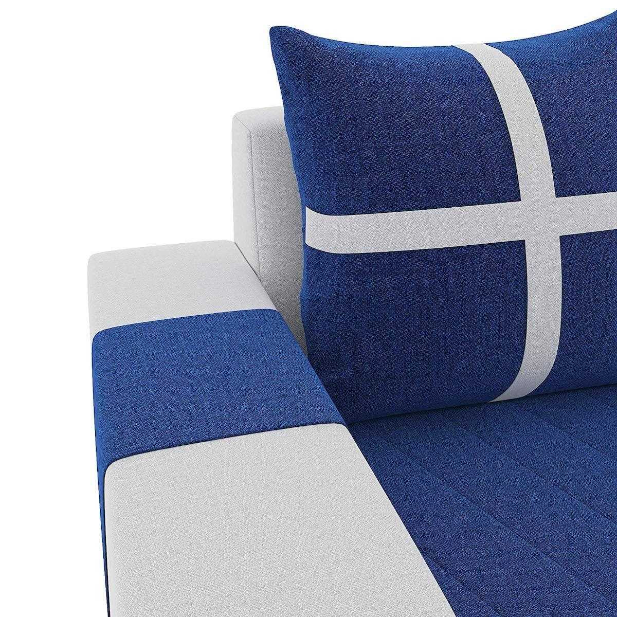 Dalton L Shape Fabric Sofa for Living Room
