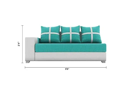 Dalton L Shape Fabric Sofa for Living Room