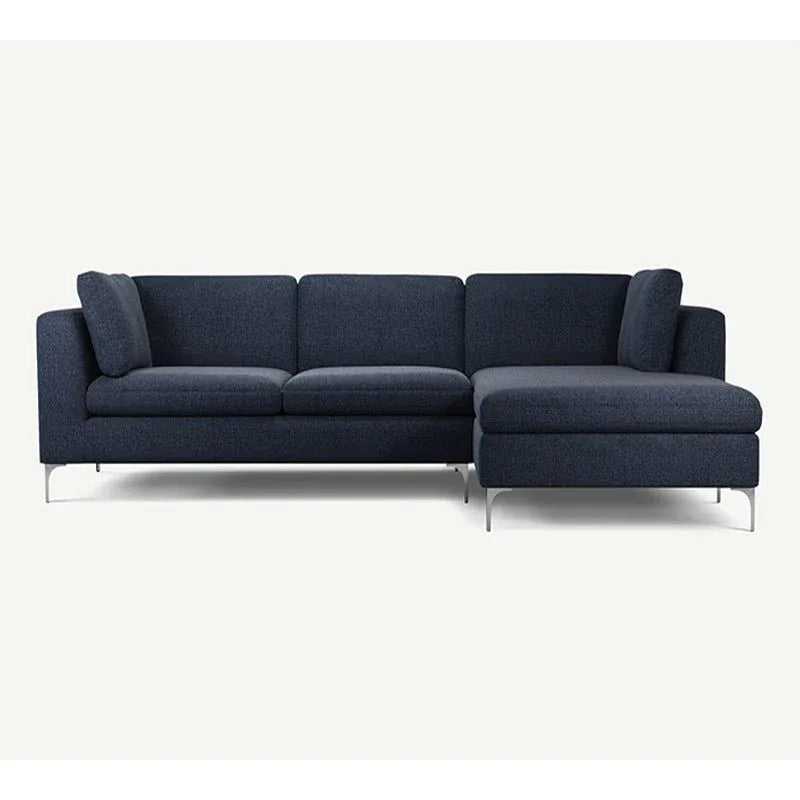 Elfin 4 Seater L Shape Fabric Sofa Set for Living Room