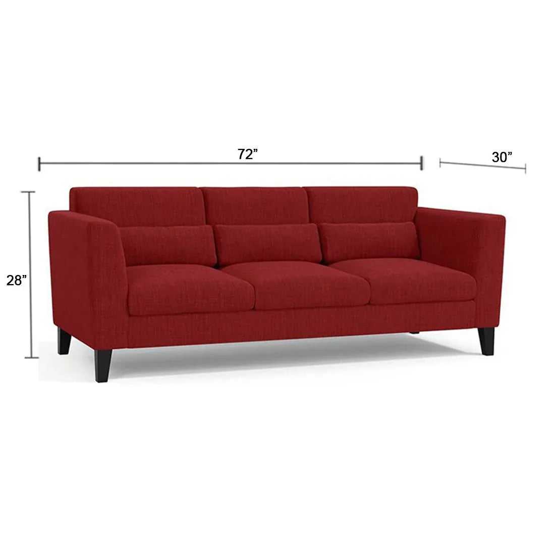 Hawk 6 Seater L Shape Sofa For Living Room - 3+2+1