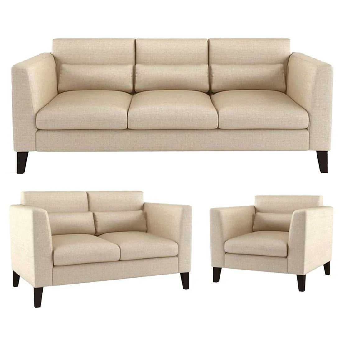 Hawk 6 Seater L Shape Sofa For Living Room - 3+2+1