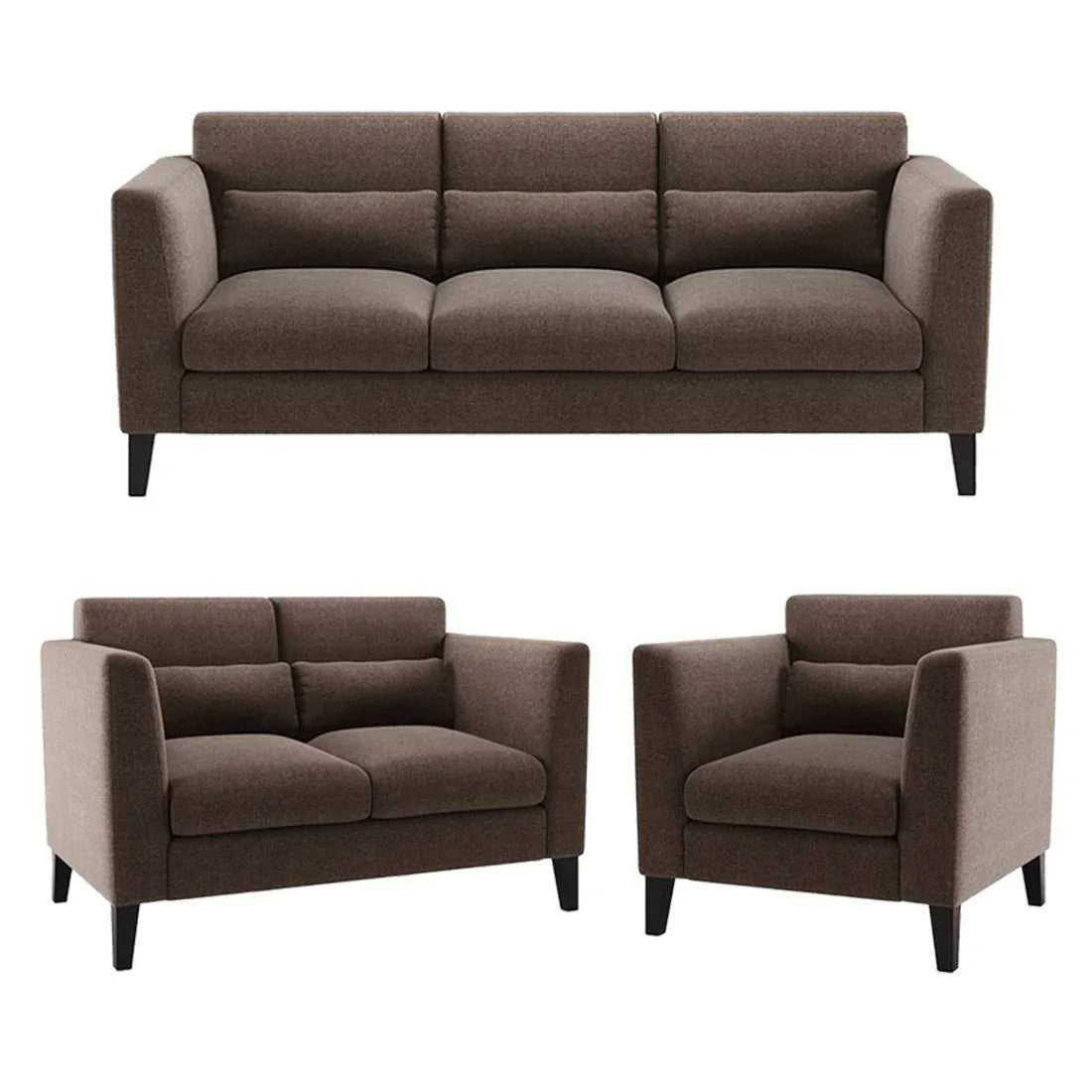 Hawk 6 Seater L Shape Sofa For Living Room - 3+2+1