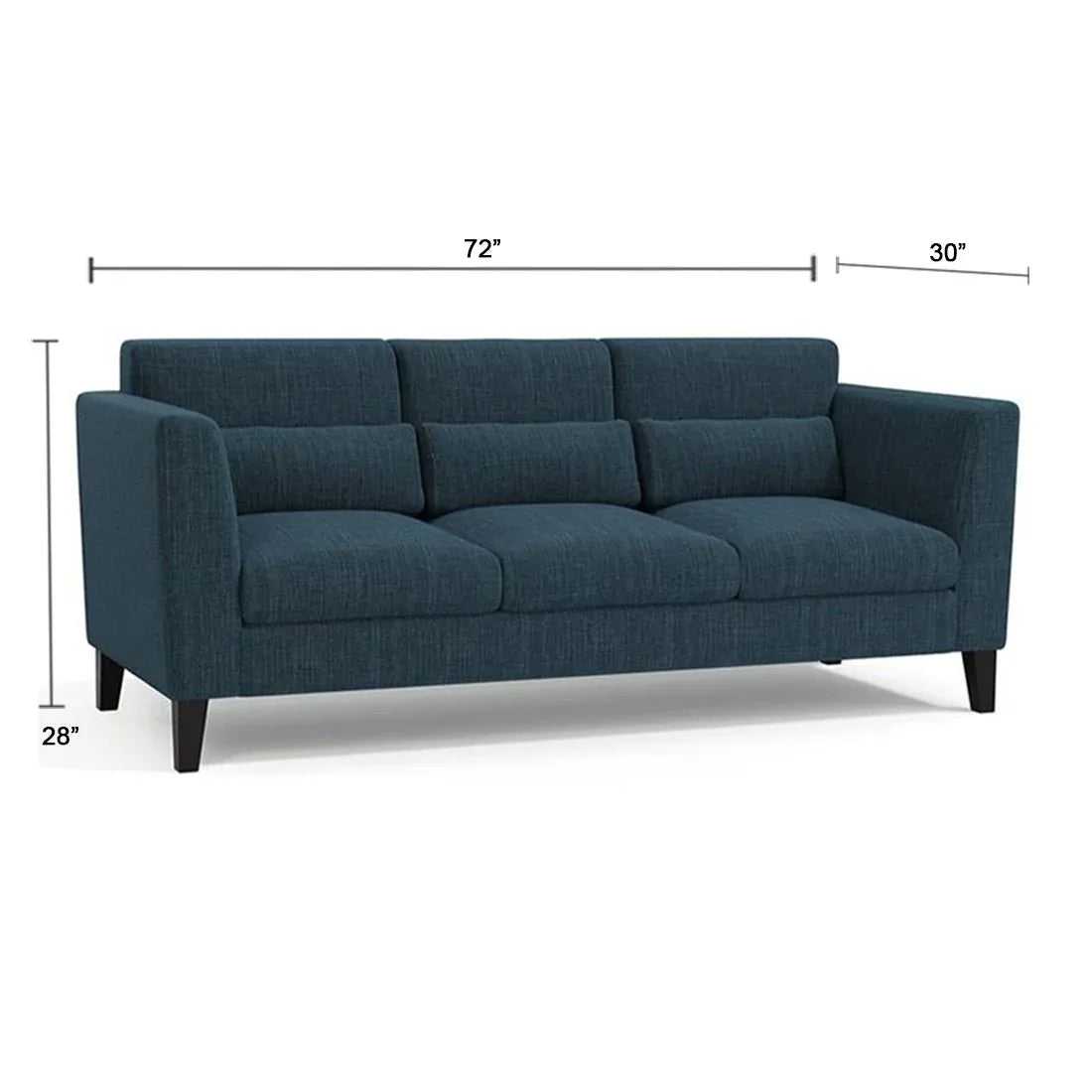 Hawk 6 Seater L Shape Sofa For Living Room - 3+2+1