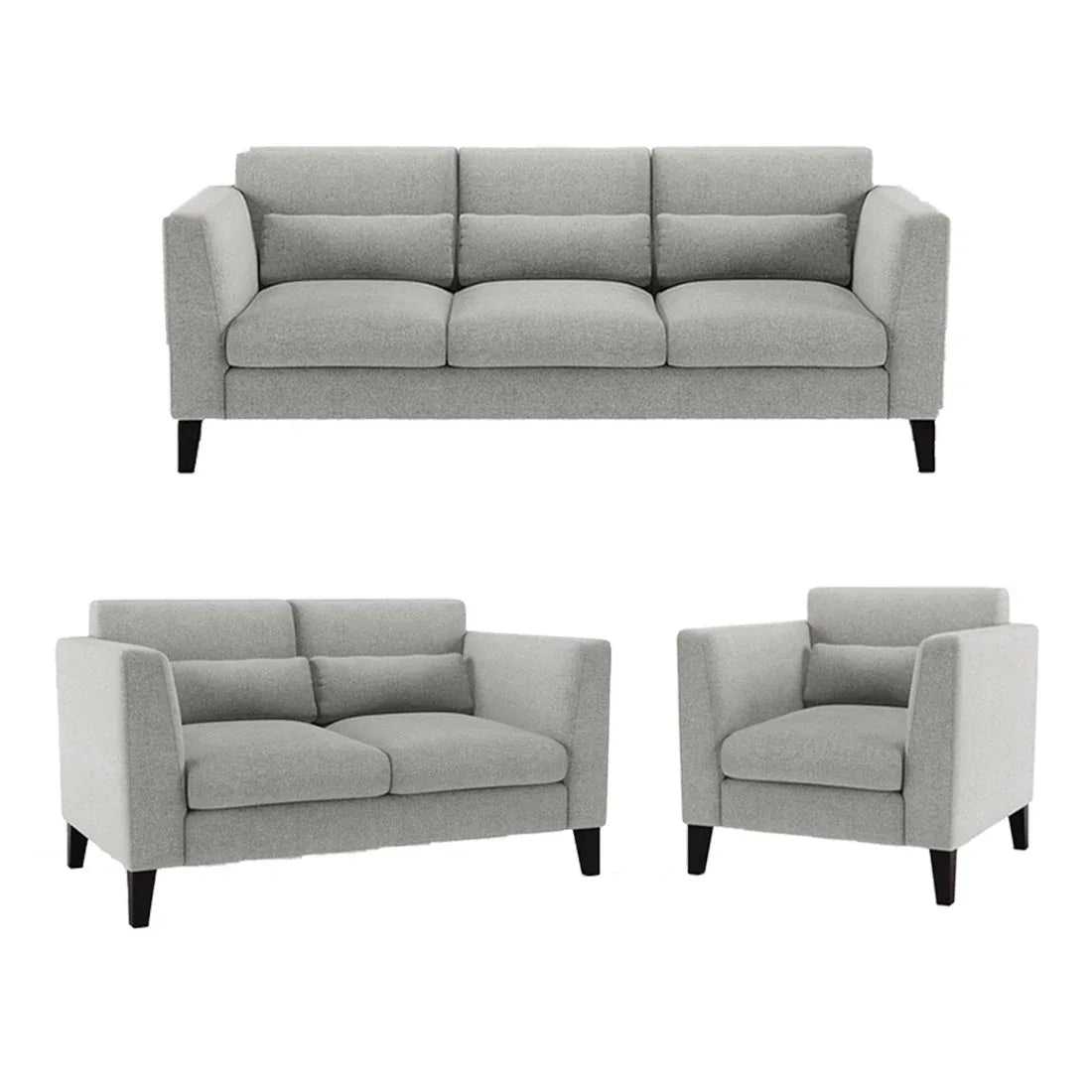 Hawk 6 Seater L Shape Sofa For Living Room - 3+2+1