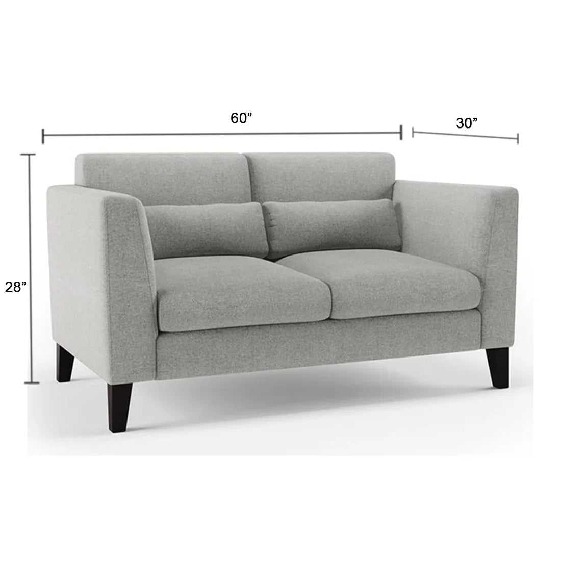 Hawk 6 Seater L Shape Sofa For Living Room - 3+2+1