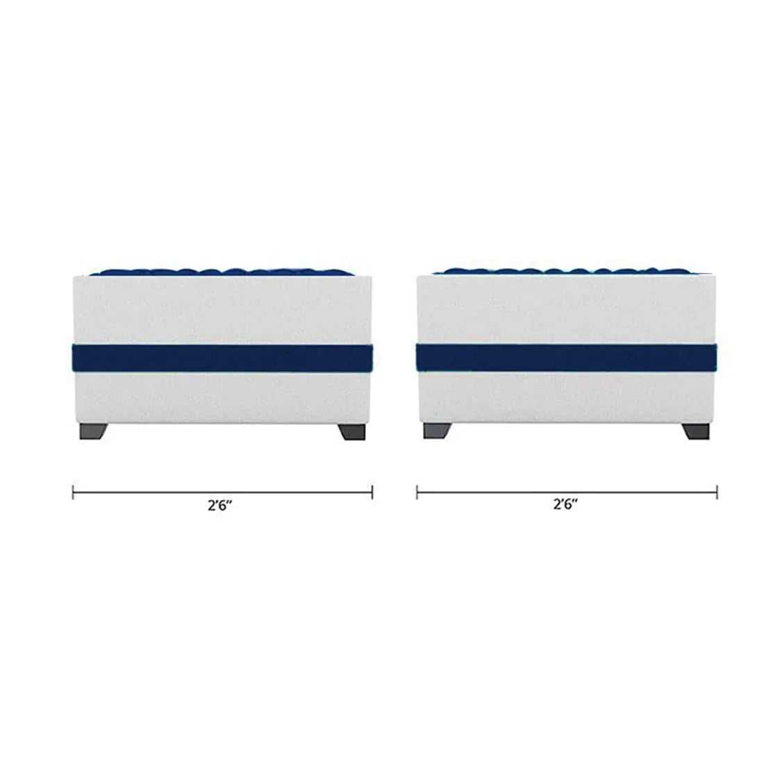 Jamestown L Shape Fabric Sofa Set For Living Room