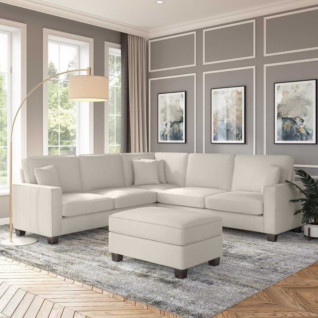 Moscow 5 Seater Corner L Shape Fabric Sofa For Living Room