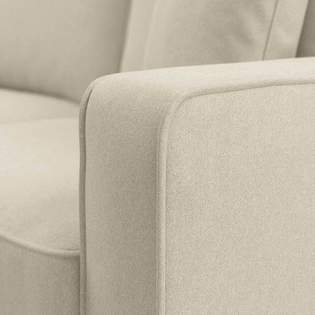Moscow 5 Seater Corner L Shape Fabric Sofa For Living Room