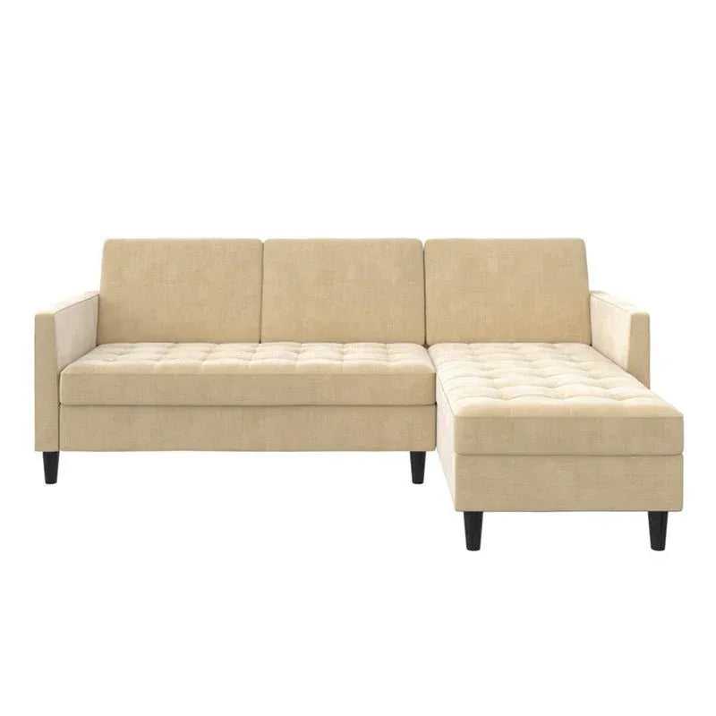 Quincy 4 Seater Fabric L Shape Sofa For Living Room