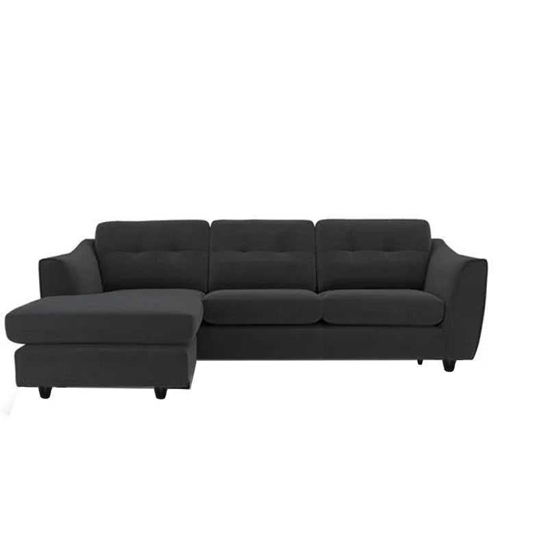 Silvia 4 Seater Fabric L Shape Sofa For Living Room