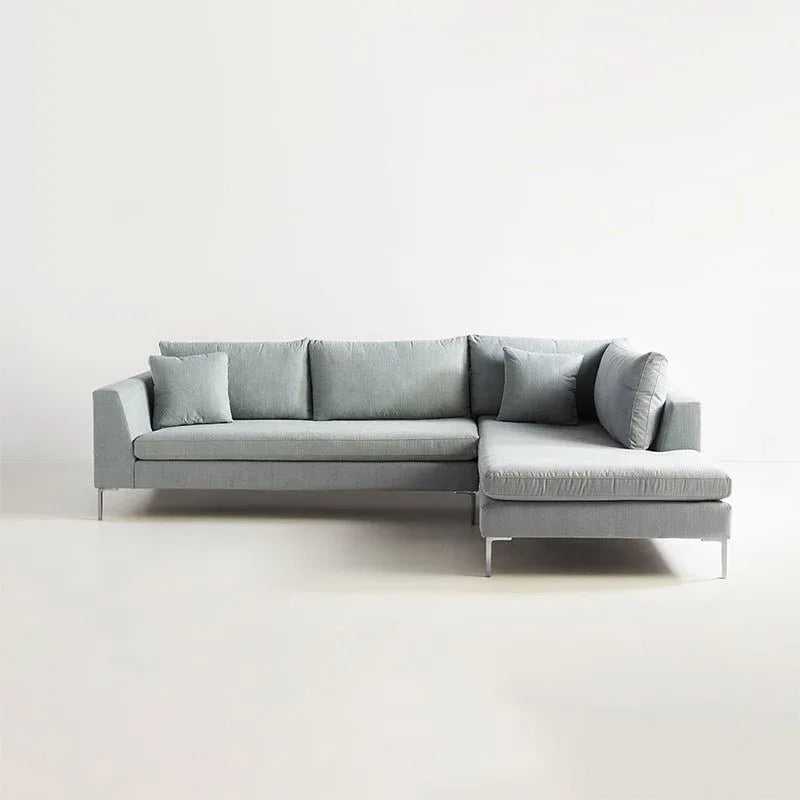 Snowhill 4 Seater Fabric L Shape Sofa For Living Room