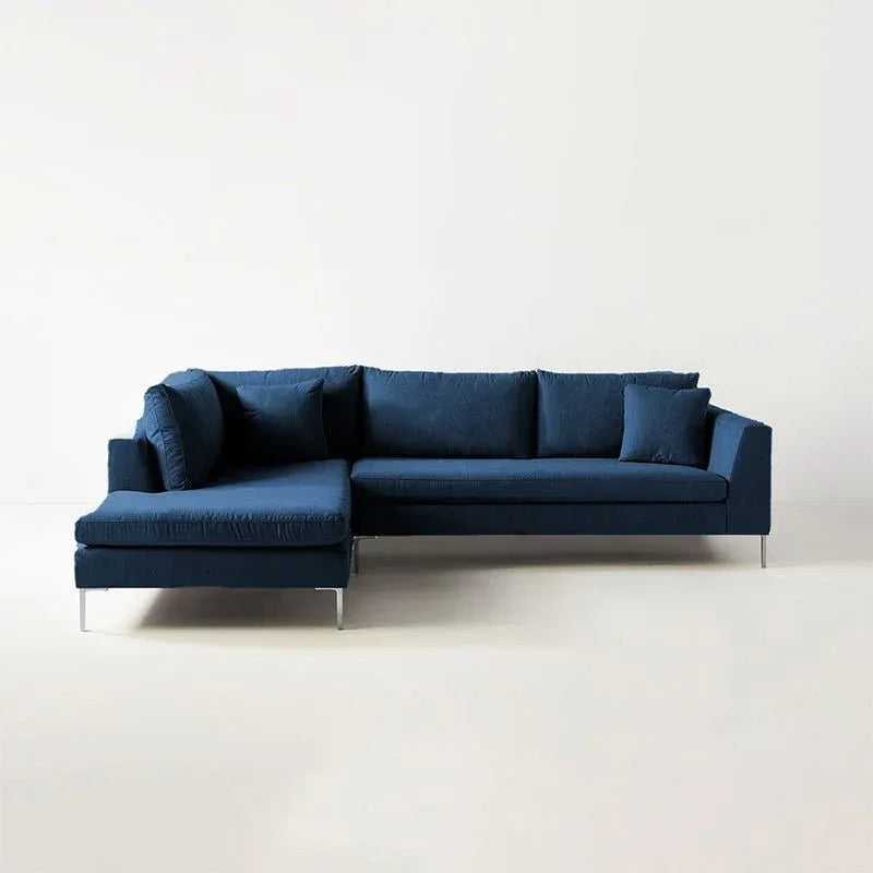 Snowhill 4 Seater Fabric L Shape Sofa For Living Room