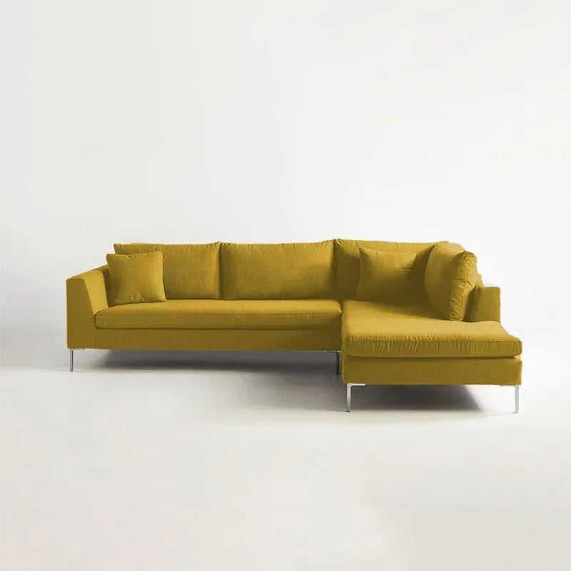 Snowhill 4 Seater Fabric L Shape Sofa For Living Room