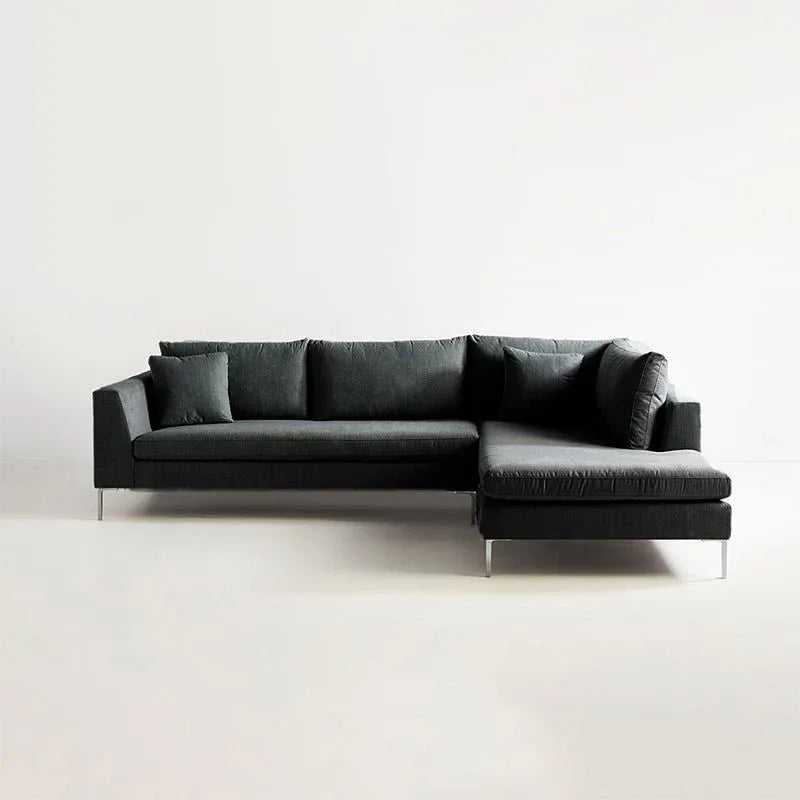 Snowhill 4 Seater Fabric L Shape Sofa For Living Room