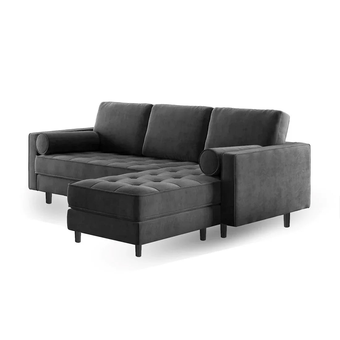 Jupiter 4 Seater Fabric L Shape Sofa for Living Room