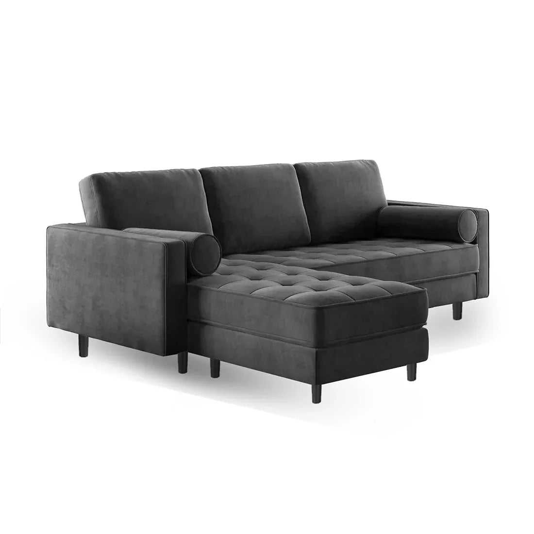 Jupiter 4 Seater Fabric L Shape Sofa for Living Room