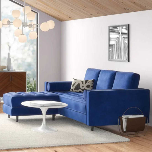 Jupiter 4 Seater Fabric L Shape Sofa for Living Room