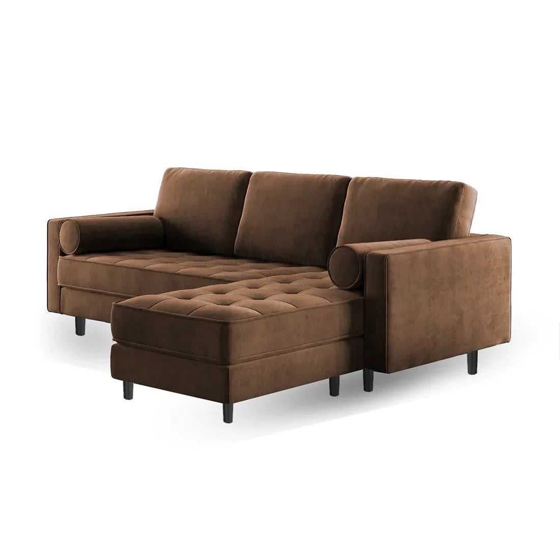 Jupiter 4 Seater Fabric L Shape Sofa for Living Room